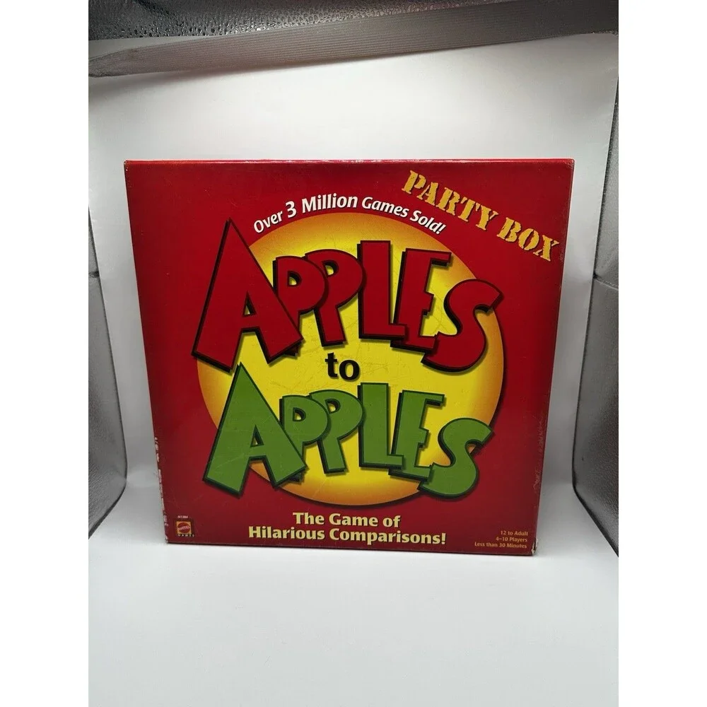 Apples to Apples Party Box Card Game 2007 Mattel Ages 12+ Complete VGC